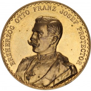 Olomouc, Esposizione Industriale e Commerciale 1892, aquila in cartiglio decorato