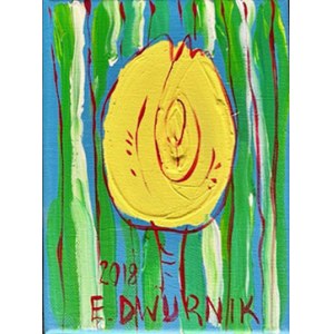 Edward Dwurnik (1943 - 2018), Tulipan, 2018