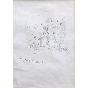 Zdzislaw Beksinski (1929 - 2005), Untitled, Sketch, early 2000s