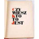 CZY WIESZ KTO TO JEST? wyd. 1938r. OPRAWA oryginał