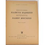 GIŻYCKI- Baśnie murzyńskie WIELKIE CZYNY SZYMPANSA BAJBUNA MĄDREGO ilustr. Szancer 1949r.