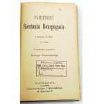 PRZYBOROWSKI - PAMIĘTNIKI SIERŻANTA BOURGOGNEA wyd. 1899r. Svazek I-II