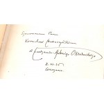 OSSENDOWSKI- FLAMMABLE NORTH 1926 dedication by the Author to Kornel Makuszynski