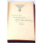 OSSENDOWSKI- FLAMMABLE NORTH 1926 dedication by the Author to Kornel Makuszynski