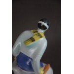 Figura Narciarz, proj. J. Szewczyk, Ćmielów, lata 30/40-te.