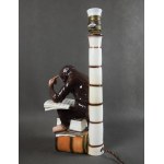 Lampa Małpa na książkach, Pacyków, lata 30-te.