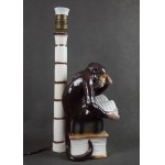 Lampa Małpa na książkach, Pacyków, lata 30-te.