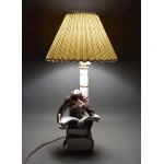 Lampa Małpa na książkach, Pacyków, lata 30-te.