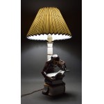 Lampa Małpa na książkach, Pacyków, lata 30-te.