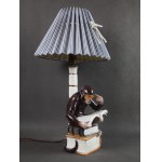 Lampa Małpa na książkach, Pacyków, lata 30-te.