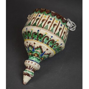 Wiszące cache pot w stylu huculskim, Pokucie, poł. XX w.