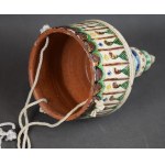 Wiszące cache pot w stylu huculskim, Pokucie, poł. XX w.