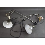 Para lamp do biurka, Polska, lata 60-te.