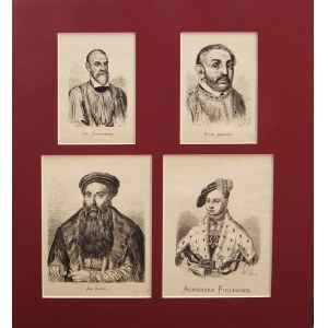 Jan Matejko(1838-1893),Four co-opted portraits,1876