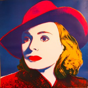 Andy Warhol(1928-1987),Ingrid Bergman with hat(z filmu Casablanca),1983