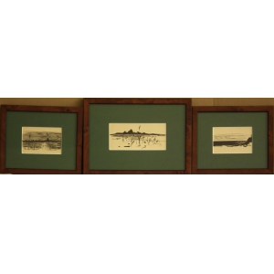 Antoni Uniechowski(1903-1976), Vodné impresie - súbor troch diel