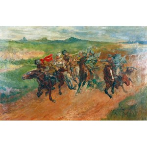 Stanisław BATOWSKI-KACZOR (1866-1946), Scaramuccia con i bolscevichi, 1925 ca.