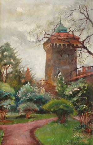 Stanisław PACIOREK (1889-1952), Zimne światło - Baszta Floriańska