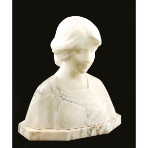 Richard AURILI (1834-1914), Popiersie kobiety uczesanej w kok
