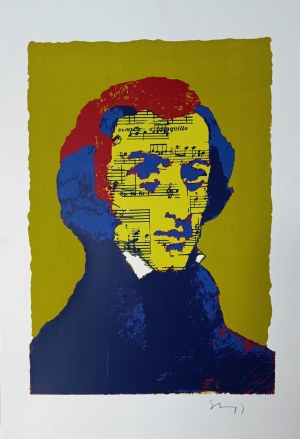 Janusz Stanny (1932-2014), Chopin z Teki wydanej z okazji 200. rocznicy urodzin Fryderyka Chopina, 2010