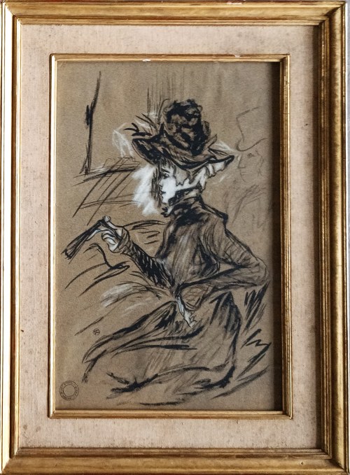 Henri de Toulouse-Lautrec (1864-1901), Dama w teatrze