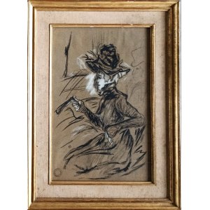 Henri de Toulouse-Lautrec (1864-1901), Dame im Theater