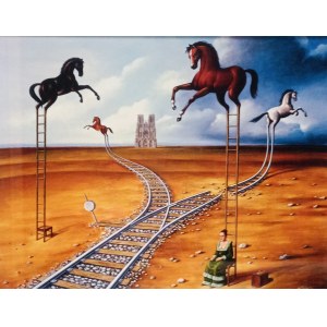 Rafal Olbinski (1943-), Voyage de Reims