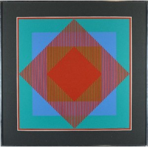 Richard Anuszkiewicz (1930-2020), Kompozycja abstrakcyjna
