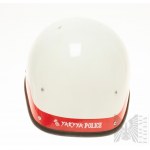 Raro casco/copertura da moto della polizia tailandese