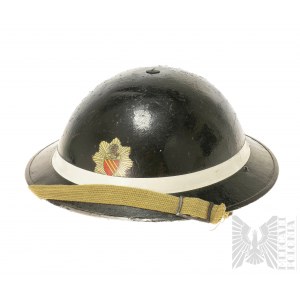 2 WW2 British Police Helmet.
