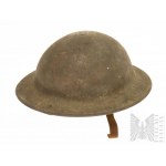 1 Casque américain 'Brodie' de la Première Guerre mondiale - 28e division d'infanterie.