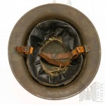 1 Casque américain 'Brodie' de la Première Guerre mondiale - 28e division d'infanterie.