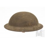 Casque américain Brodie de la Première Guerre mondiale M1917