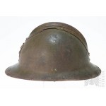 2 Casque français WWII M26 Protection Civile