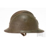 2 Casque français WWII M26 Protection Civile