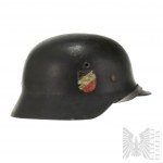 Elmetto da fanteria tedesco M35 Wehrmacht Doppia Decalcomania WW2/III Reich ( M35 DD )