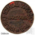 Stamp Piston - Municipal Infectious Diseases Hospital - Warsaw (Wola?) no. 3.