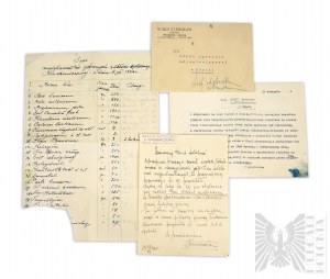 Warsaw Uprising - Letter Syndrome Between Doctor Stanislaw Bober and, (L. Krusiewiczowa's pharmacy store)
