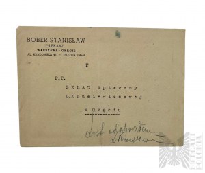 Varšavské povstanie - Listový syndikát medzi doktorom Stanislawom Boberom a, (Lekáreň L. Krusiewiczovej)