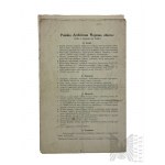 1 W¶ 1917-1918 Relazione del Consiglio degli Archivi Militari Polacchi