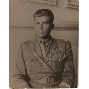 Kommunistische Partei Foto General Józef Kimbar - Virtuti Militari Dritter Klasse