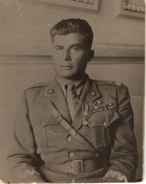 Kommunistische Partei Foto General Józef Kimbar - Virtuti Militari Dritter Klasse