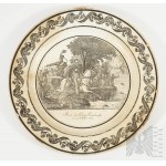 19th Century Pair of Plates with Prince Joseph Poniatowski