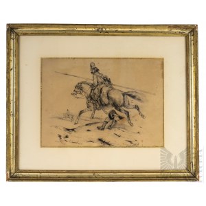Victor Adam (1801-1866), Kosak zu Pferd