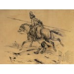 Victor Adam (1801-1866), Cosacco a cavallo