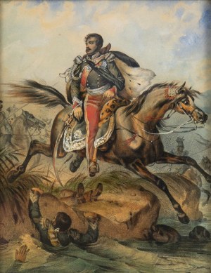 Victor Adam (1801-1867), Smrt knížete Josefa Poniatowského
