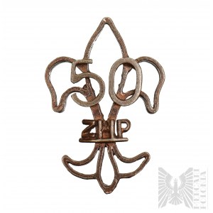 Bronzový odznak Emigrácia 50. výročie založenia Zväzu poľských skautov