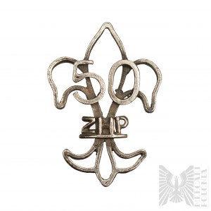 Emigration Silver Badge of the 50th Anniversary of the Polish Scouting Association.