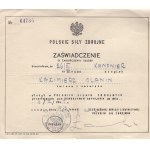 Set de badges et d'insignes PSZnZ Olanin Kazimierz - 5e compagnie sanitaire 5KDP Monte Cassino