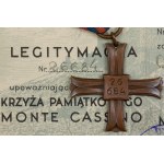 Set de badges et d'insignes PSZnZ Olanin Kazimierz - 5e compagnie sanitaire 5KDP Monte Cassino